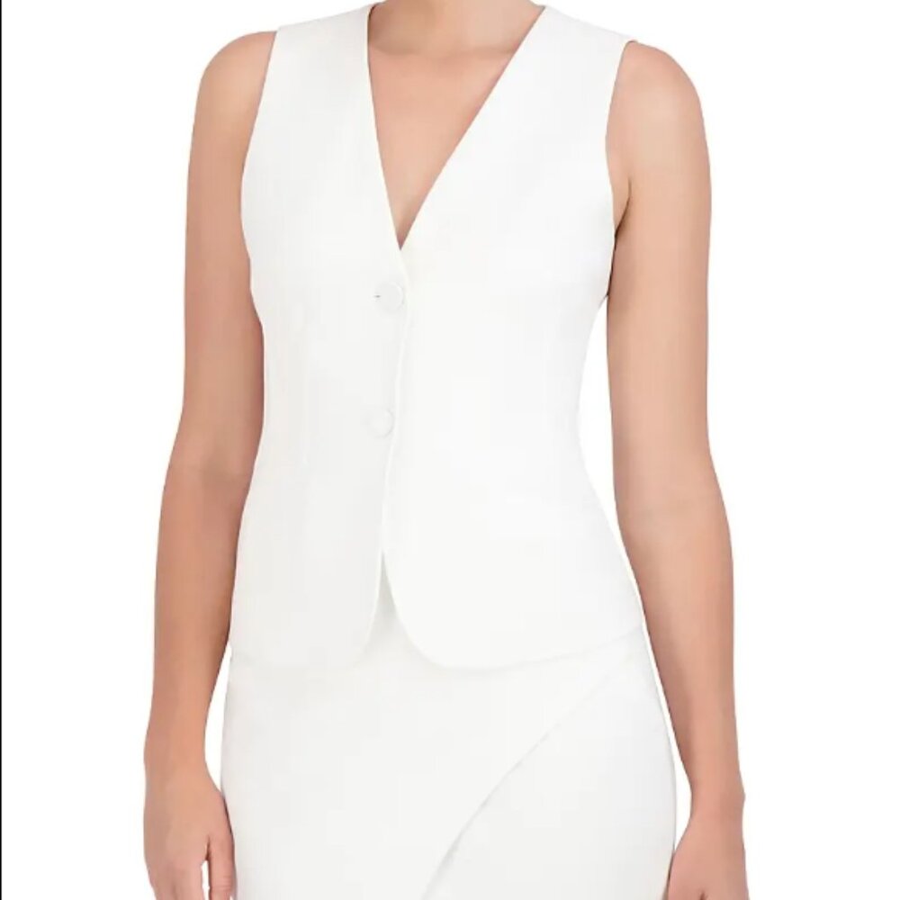 BCBGMaxAzria Button Front Vest